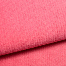 Charger l&#39;image dans la galerie, Tissu rose sweat velours côtelé. 100% coton biologique certifié GOTS. Fabriqué au Pays Basque
